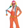Disco Kost�m 70er Jahre Jumpsuit orange f�r Damen