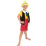 Pinocchio Kost�m Holzpuppe f�r Kinder