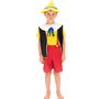 Pinocchio Kost�m Holzpuppe f�r Kinder