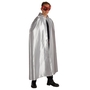 Venezia Kost�m Umhang mit Kapuze silber f�r Erwachsene