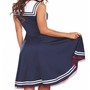 XXL Matrosin Kost�m Kleid blau f�r Damen