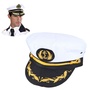 Kapit�nsm�tze Marine M�tze wei� Kapit�n KW 56-60 cm f�r Herren