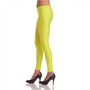 Leggings Neon-Gelb 80er 90er Jahre Kost�m-Zubeh�r f�r Damen 