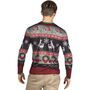Sweatshirt Weihnachten Ugly Christmas Sweater d�nnes Langarm-Shirt bedruckt f�r Herren