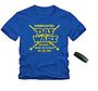 Schulanfang T-Shirt DAS WARS Royalblau mit Silikon-Armband f�r Kinder 