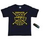 Schulanfang T-Shirt DAS WARS Schwarz mit Silikon-Armband f�r Kinder 
