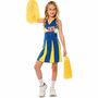 Cheerleader Kost�m Blue Arrow f�r Kinder