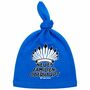 Baby Beanie M�tze Blau mit Spruch aus Baumwolle Neugeborene Jungen