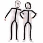 Strichm�nnchen Kost�m Strichfigur f�r Erwachsene