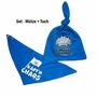 Halstuch & M�tze Blau zur Geburt f�r Jungen Baby-Set