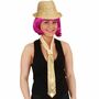 Set Pailletten Hut und Krawatte verschiedene Farben