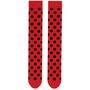 Marienk�fer �berkniestr�mpfe Rot Schwarz Gepunktet f�r Damen