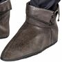 Mittelalter Schuh�berzieher aus Kunstleder 38 cm braun f�r Erwachsene