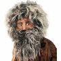 Steinzeit Per�cke Neandertaler zottlig mit Bart f�r Herren 