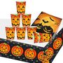 Halloween Party-Set K�rbis f�r 8 Personen 29 Teile Party-Deko