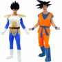 Dragon Ball Z Goku Kost�m inkl. Per�cke f�r Herren