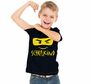Kinder T-Shirt Schulkind ABC-Sch�tze, schwarz