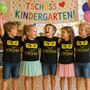 Kinder T-Shirt Schulkind mit Wunschname schwarz Ninja ABC-Sch�tze Einschulung