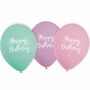 Luftballon Party-Set Happy Birthday Kindergeburtstag Pastell, 15-tlg.