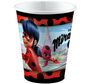 Miraculous Trinkbecher Ladybug Becher 8 St�ck 250 ml Tisch-Deko Geburtstag 