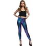 Meerjungfrau Leggings Nixe Hose in Schuppenoptik f�r Damen