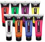 Schwarzlicht Farbe UV-Schminke Make-Up rot