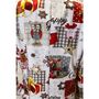 Merry Christmas Jackett inkl. Krawatte wei� mit Weihnachtsmotiv f�r Herren