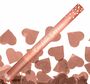 Shooter mit Herzen in Ros�gold, Konfettikanone 60 cm