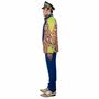 Patchwork Kost�m Jacke deluxe Uniform bunt f�r Herren