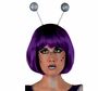 Alien Haarreif Glamour Space mit Antennen silber f�r Erwachsene 
