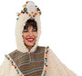 Alpaka Kost�m Lama Poncho f�r Damen