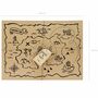 Piraten Platz-Set 40 x 30 cm Schatzkarte Party-Deko Kindergeburtstag, 6 St�ck