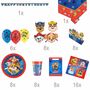 Paw Patrol Party-Set Hunde Tisch-Deko 55-tlg. Kindergeburtstag Party-Zubeh�r