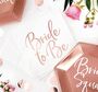 Teller Pride To Be Bride Squad ros� 6 St�ck  23 cm Tischdeko