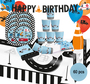 Autos auf der Stra�e Party-Set 59-tlg. Verkehr Kindergeburtstag Tisch-Deko