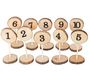 Tisch Nummernhalter aus Holz nummeriert Hochzeit Geburtstag, 10 St�ck