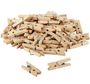 Mini Holz W�scheklammern 2 cm Deko Fotos DIY Basteln, 50 St�ck