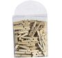 Mini Holz W�scheklammern 2 cm Deko Fotos DIY Basteln, 50 St�ck