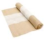 Tischl�ufer Tischband Jute mit Spitze 3 m x 60 cm Deko Hochzeit