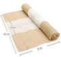 Deko-Set Tischl�ufer 3m x 60 cm und Band 5m x 8 cm Jute mit Spitze Hochzeit 