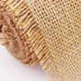Tischl�ufer Tischband Jute Naturfarbe mit Goldschimmer 3 m x 29 cm Deko Hochzeit