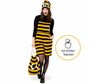 Bienen Kost�m Fleece Latzhose Hummel mit Stachel f�r Damen