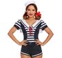Matrosin Kost�m Sailor Laura f�r Damen