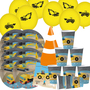 Bagger Party-Set Baustelle Party-Deko 52-tlg. Party-Zubeh�r Kindergeburtstag