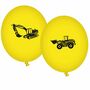 XXL Party-Set Kindergeburtstag Baustelle Bagger f�r 6 Kinder, 98-tlg.