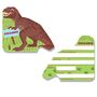 Dinosaurier Einladungskarte Dino T-Rex 6 St�ck Kindergeburtstag 