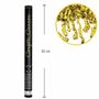 Shooter gold Luftschlangen gekringelt Konfettikanone 60 cm