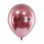 50 Luftballons metallic rosgold  30 cm Deko Hochzeit Geburtstag