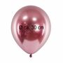 50 Luftballons metallic ros�gold  30 cm Deko Hochzeit Geburtstag
