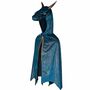 Drachen Kost�m f�r Kinder Sternennacht blau metallic Drachenumhang